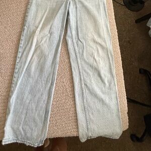 Abercrombie & Fitch High Rise Loose Jean (Curve Love) size 8 LONG